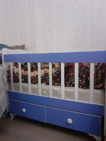 детские кровати в баку: Для мальчика, Колыбель, Б/у, С матрасом, С выдвижными ящиками
