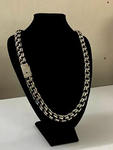 Серебряные цепочки: Цепочка, Бисмарк, Проба 925, Мужские, Новый — 8