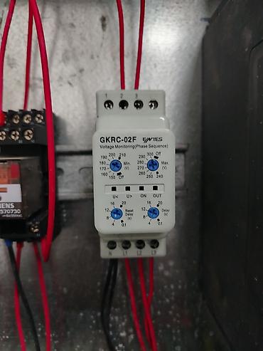12v rele: EVMES GKRC-02F gərginlik nəzarət rele­si (faza ardıcıllığı və faza — 1