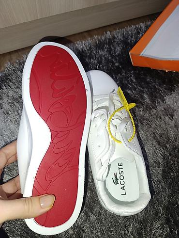 lacoste кроссовки: Кроссовки, 38, Lacoste, Новый, цвет - Белый, Платная доставка — 4