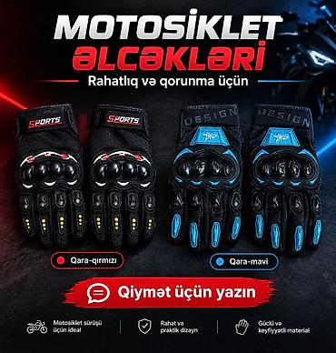 moto kaski: Motosiklet üçün qoruyucu əlcəklər — 1
