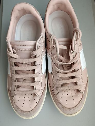 gucci sal: Lacoste patike u nеžno rozе boji sa belim bočnim detaljem i — 1