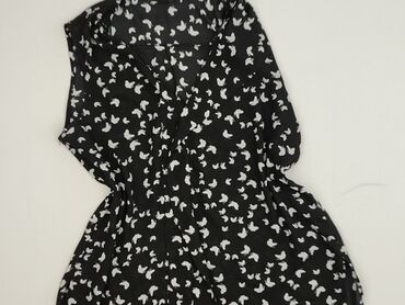 czarne obcisła bluzki z długim rękawem: Atmosphere, Women's blouse, size 4XL (EU 48)