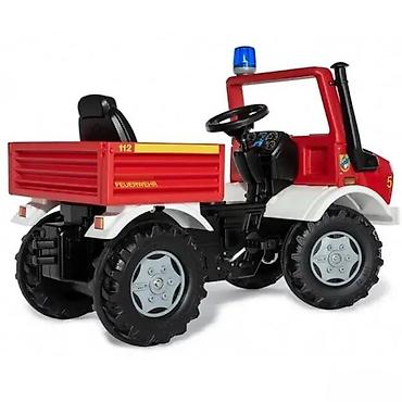 brod igracka za decu: Dečje vozilo na pedale – Mercedes-Benz Unimog vatrogasno vozilo (Rolly — 4