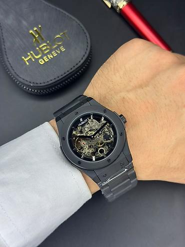 Qol saatları: Yeni, Qol saatı, Hublot, rəng - Qara — 3