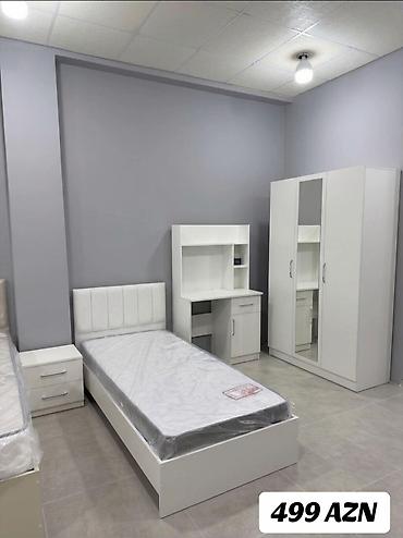 uşaq dolabı: Uşaq/yeniyetmə otağı üçün ağ rəngli mebel dəsti Tərkibi: - Tək — 1