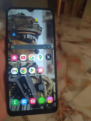 Samsung: Samsung Galaxy A12, 32 GB, rəng - Qara, Zəmanət, Sensor, Barmaq izi