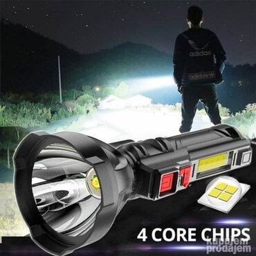 Lov i ribolov: Takticna super jaka baterijska LED lampa 100000lm Karakteristike — 4