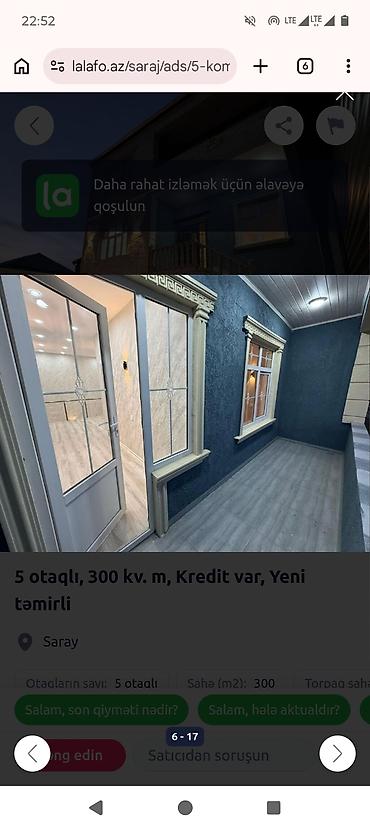 Həyət evi alıram: 300 kv. m, 5 otaqlı — 6