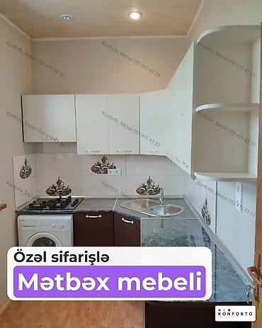 Mebel: Özəl sifarişlə hazırlanmış mətbəx mebeli - Ölçülərə uyğun — 1