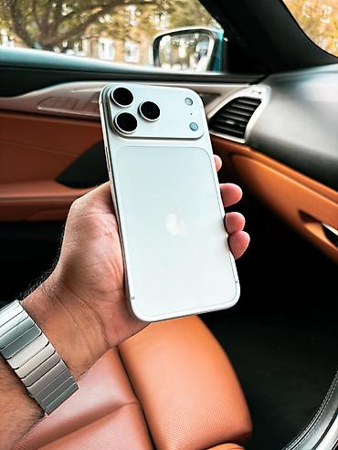 ıphone 14 pro max: IPhone 17 Pro Max, 256 GB, Natural Titanium, Simsiz şarj, Face ID, Sənədlərlə — 1