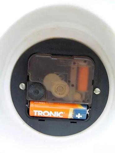 Satovi za kuću: Vtg Kaminski ukrasni keramički sat u obliku čajnika 26 cm!. Ispravan — 5