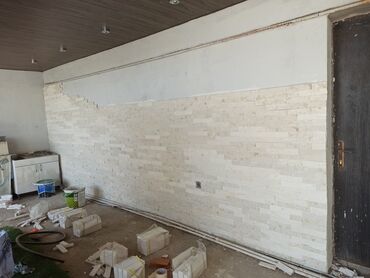 Malyar işləri: Divar kağızı vurulması xidməti - Peşəkar divar kağızı yapışdırılması — 11