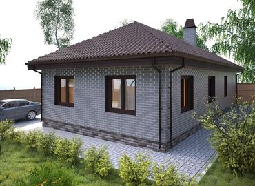 дом село садовое: 70 м², 4 комнаты, Утепленный, Забор, огорожен