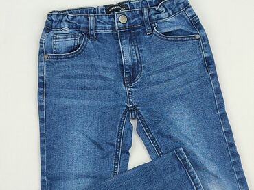 tall jeans uk: Spodnie jeansowe, Reserved, 5-6 lat, 110/116, stan - Zadowalający