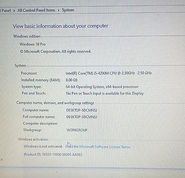 lenovo core i7: İşlənmiş Lenovo IdeaPad, 15.6 ", Intel Core i5, 512 GB, Ödənişli çatdırılma, Rayonlara çatdırılma, Ünvandan götürmə — 4