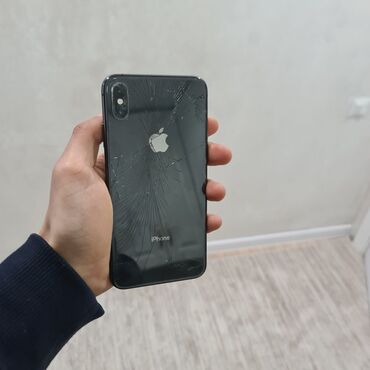 Apple iPhone: IPhone Xs Max, Б/у, 256 ГБ, Black Titanium, 79 %