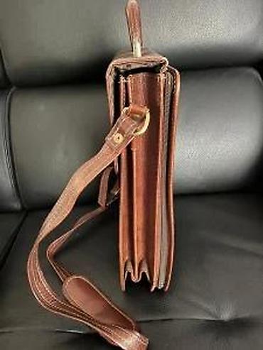 Torbe: Kožna poslovna torba Marko – tamno braon - Materijal: prirodna goveđa — 11