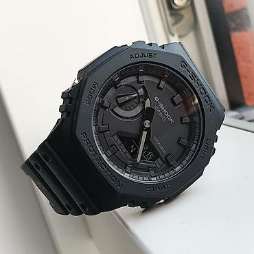 Классические часы: G-shock ga-2100 ___ функции : секундомер, будильник, мировое время — 5