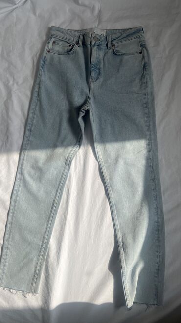 мото джинсы: Джинсы и брюки, цвет - Голубой, Новый
