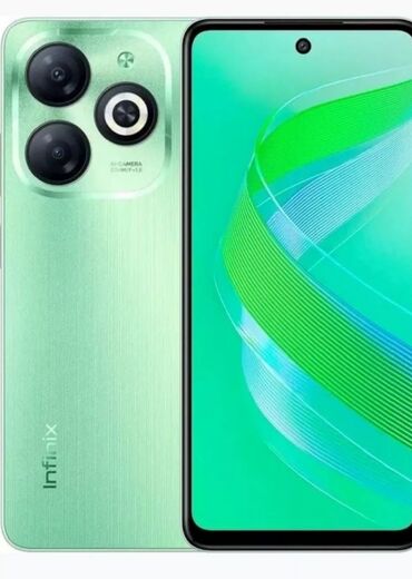 28 may telefon aksesuarları: Infinix Smart 8, 128 ГБ, цвет - Зеленый, Гарантия, Сенсорный, С документами