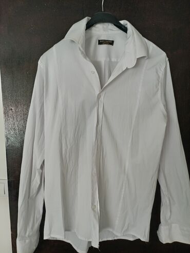 svileni bade mantil muski: Shirt M (EU 38), color - White