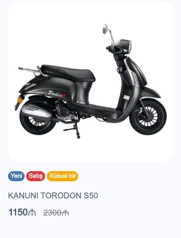 kreditle motosiklet satışı: 50 sm3