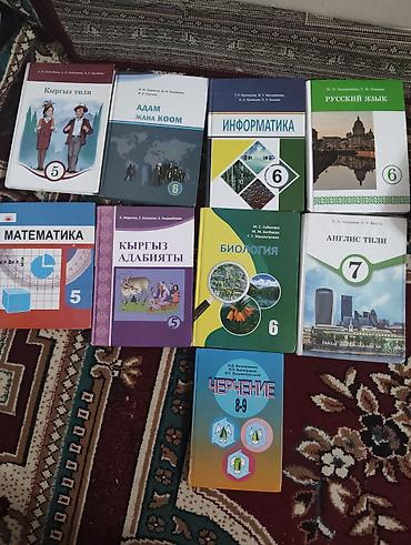 Книги и журналы: Комплект школьных учебников (Кыргызстан) Состав набора: - Кыргыз — 1