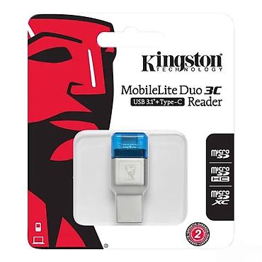 Druga oprema za računare i laptopove: Kingston MobileLite Duo 3C čitač kartica - Kompaktan dualni čitač za — 1