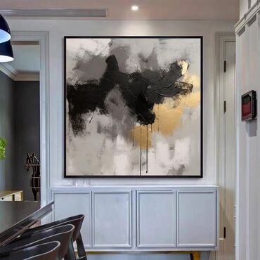 Dizayn, layihə: Modern. Abstrakt janr. Tək tablo. Müasir interyerdə mütləqdir, çünki — 31