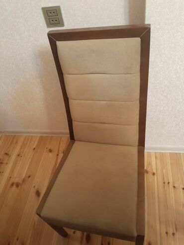 stol stul desti işlənmiş: Qonaq otağı üçün, İşlənmiş, Açılmayan, Dördbucaq masa, 6 stul, Türkiyə