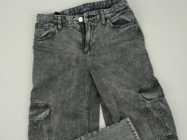 dresowe spodenki hm: Jeans, H&M, 11 years, 140/146, condition - Good