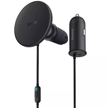 iphone 70: Baseus CW01 Magnetic Wireless Car Charger 40W – Avtomobil Telefon — 1