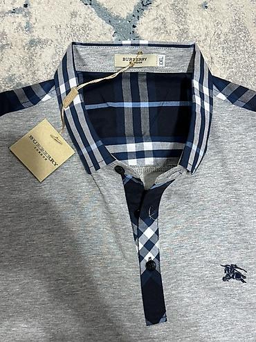 nike tech flecce: Мужская футболка, 2XL, Burberry, Новый, цвет - Серый, Самовывоз — 2