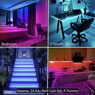 pasdel desti: RGB LED lent dəsti – 5 metr / 16.4 ft (196.83 inch) Xüsusiyyətlər: - — 3