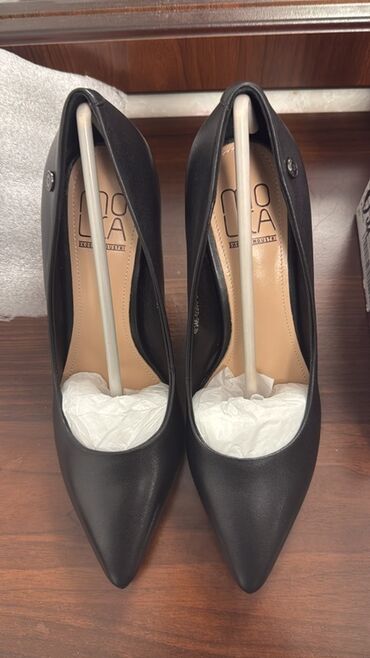 туфли замша искусственная: Классические женские лодочки MOLKA - Модель: острый нос, закрытый