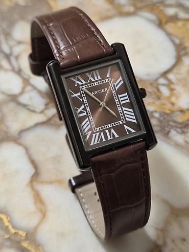 3d saat: Cartier Tank üslubunda kvadrat korpuslu klassik qol saatı Rolex, Rolex — 6