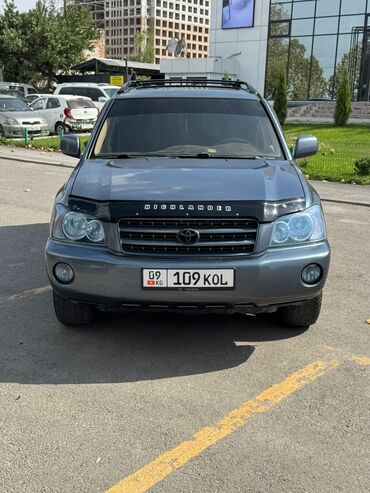 продаю в связи переездом: Toyota Highlander: 2002 г., 3 л, Автомат, Газ, Жол тандабас