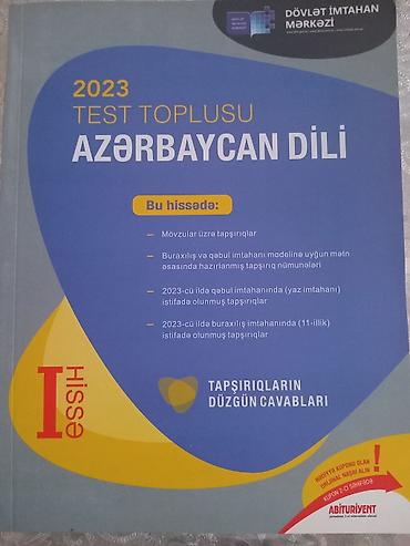 Azərbaycan dili toplu 1 ci hisse 2023