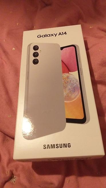 2 ci el iphone 15 pro max: Samsung Galaxy A14, rəng - Gümüşü, Barmaq izi — 2