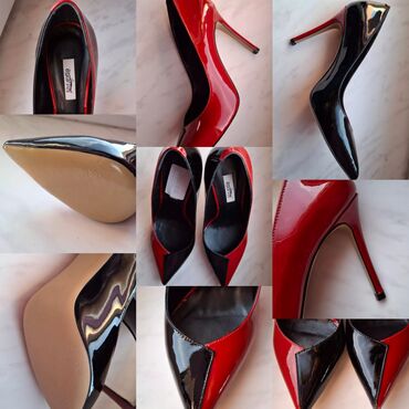 домашние женские тапочки балетки: Туфли, Размер: 36, цвет - Красный, Новый