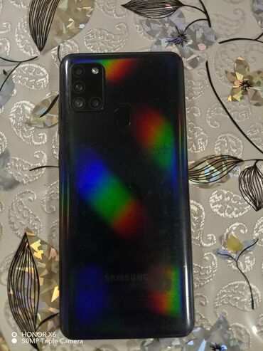 en ucuz hp notebook: Samsung Galaxy A21S, 32 GB, rəng - Qara, İki sim kartlı
