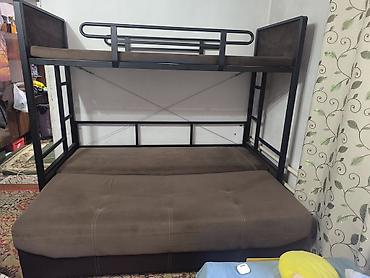 bunk bed: Балдар бөлмөсүнө толук комплект сатылат. 🛏️ Эки кабаттуу кровать — 4