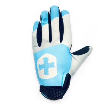женские кожаные перчатки: Фитнес перчатки Harbinger Shield Protect, женские, серо-голубые