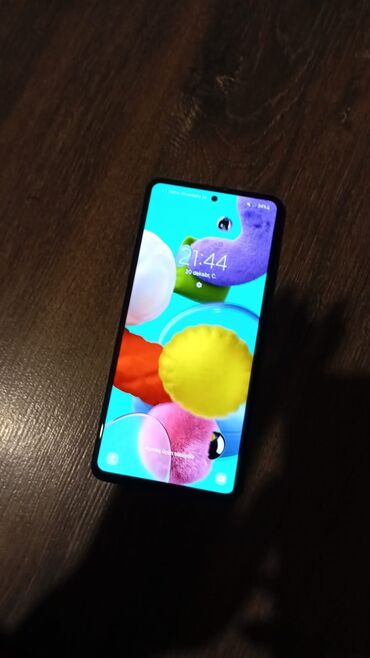 telefon samsung a51: Samsung Galaxy A51, 128 GB, Barmaq izi, İki sim kartlı