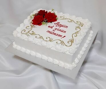 Tortlar: Ağ rəngdə krem örtüyü sayəsində hər hansı bir yubiley tədbiri üçün — 4