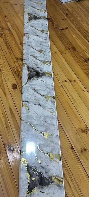 keramik: Mərmər naxışlı PVC dekor panel - Material: PVC - Üzlük: parlaq — 2