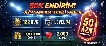 xarici pullar: FC Mobile hesabı – qiymətdə ciddi aliciya endirim olacaq - Ümumi güc — 1