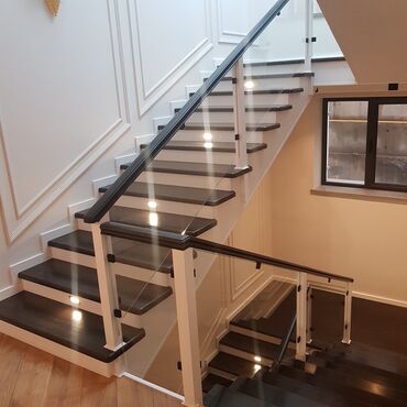 Обшивка лестниц: Изготовление лестниц на заказ город Ош — 2