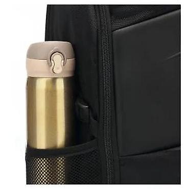 Futrole i torbe za laptopove: Ruksak za laptop sa ojačanom prednjom pločom - Moderan crni dizajn sa — 23